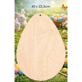 Jajko 45cm z otworem, sklejka 3mm